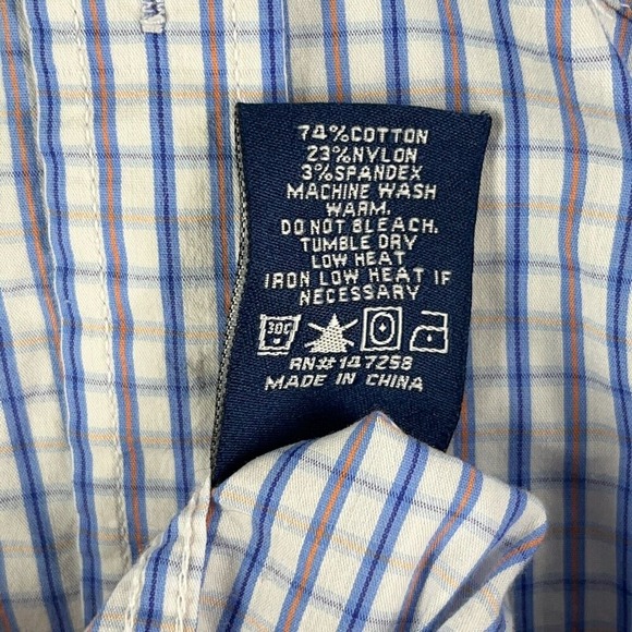 Simply Southern Shirt Mens M Plaid Office Casual Preppy Modern Minimal Coastal - Picture 9 of 12